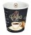 Vaso caf expresso decorado coffee - Juego de 4