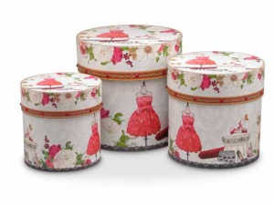 Set de 3 cajas con pedreras robe de fete