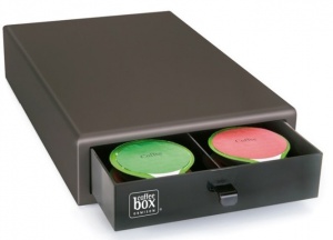 Caja 40 capsulas coffee box negra