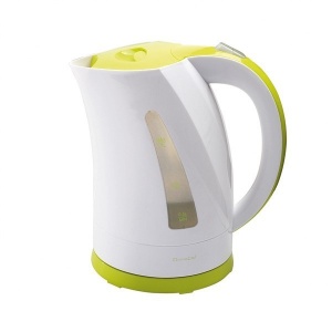 Hervidor de agua elctrico blanco y verde