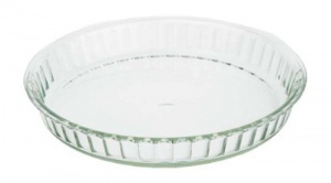 Molde de vidrio para tarta manzana
