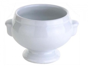 Sopera de porcelana individual