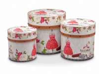 Set de 3 cajas con pedreras robe de fete