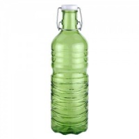 Botella agua verde