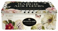 Caja para galletas metlica decorada romntica - Juego de 3