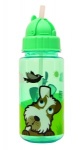 Cantimplora para nios con pajita decorada perrito