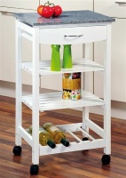 Carro de cocina blanco