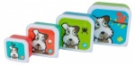 Fiambreras infantiles para merienda con perrito - Juego de 4