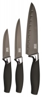 Set 3 cuchillos negros