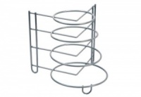 Soporte para 4 sartenes horizontal