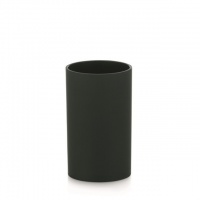 Vaso portacepillos antideslizante negro