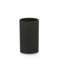 Vaso portacepillos antideslizante negro